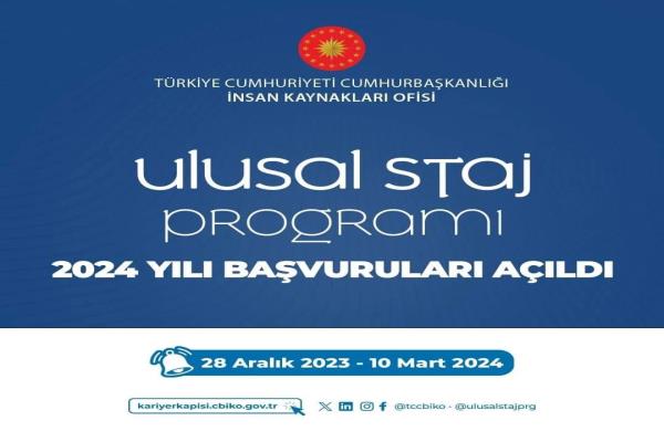 2024 ULUSAL STAJ PROGRAMI